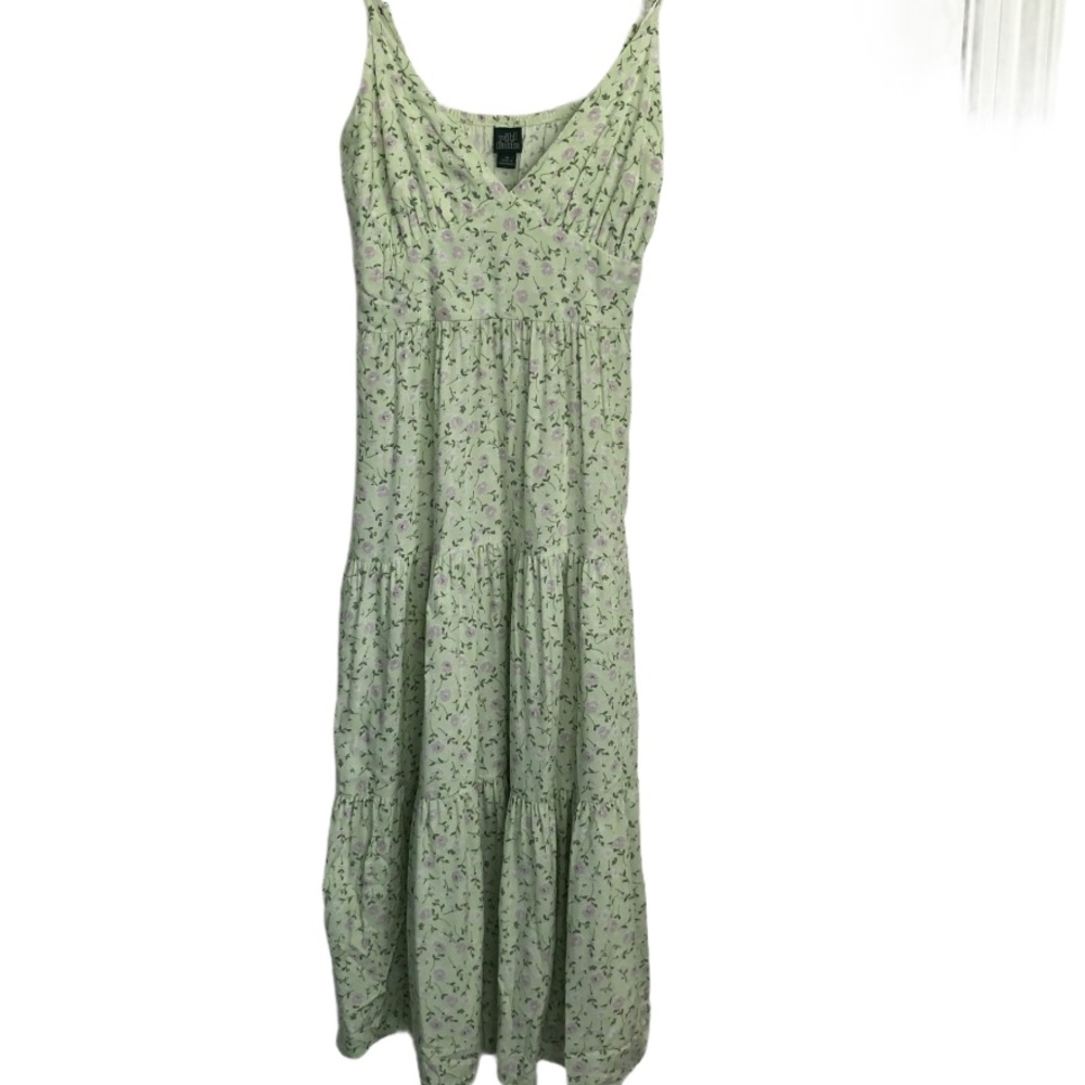 Wild Fable XS Floral Print Tiered Dress NWT